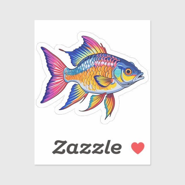 Adesivo Fish Sticker (Folha)