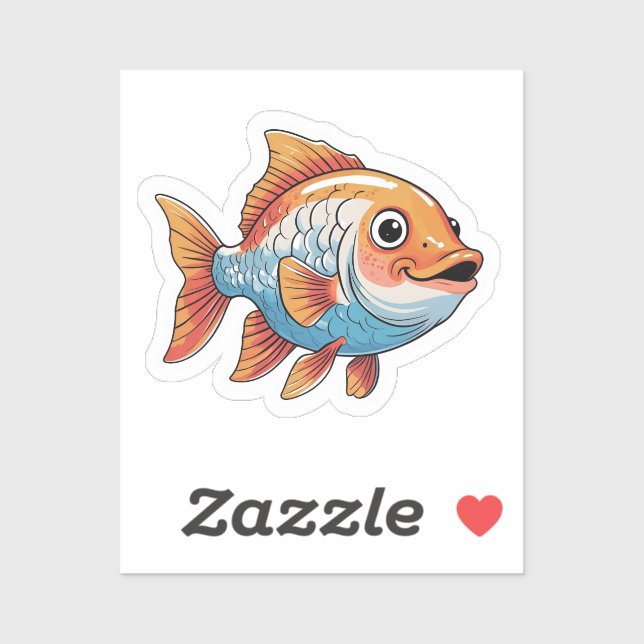 Adesivo Fish Sticker (Folha)