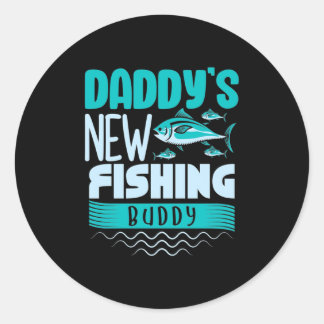 Adesivo Fisher Pai Novo Companheiro de Pesca