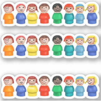 Adesivo Fisher Price Little Girls