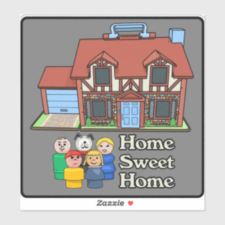 Adesivo Fisher Price Pequena Família De Pessoas Com Tudor 