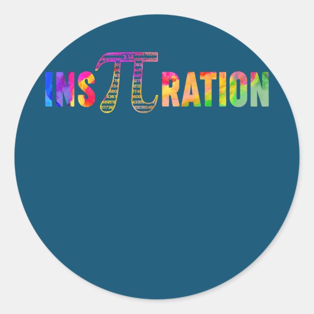 Adesivo Física Matemática Irracional 3 14 Pi-Day (Frente)