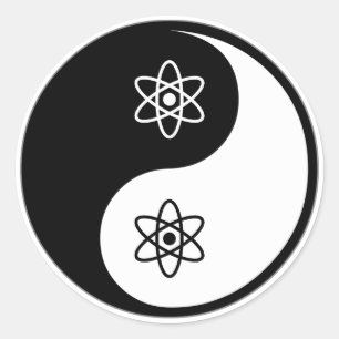 Adesivo Física nuclear de Yin Yang