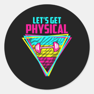 Adesivo Físico - anos 80 de Gym
