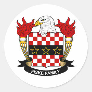 Adesivo Fiske Family Crest