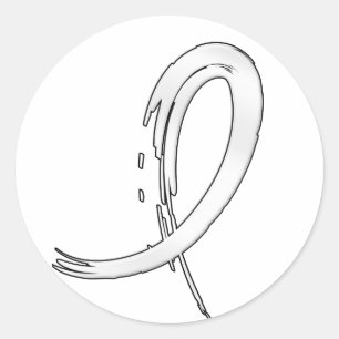 Adesivo Fita A4 Do Pearl Do Cancer Pulmonar