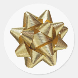 Adesivo Fita/Arco Dourado