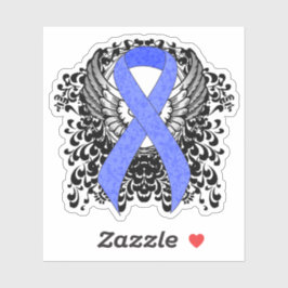 Adesivo Fita Azul com Asas