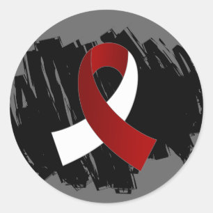 Adesivo Fita branca de Borgonha do cancer principal do