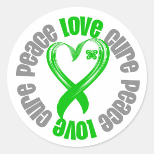 Adesivo Fita da cura do amor da paz do câncer de rim