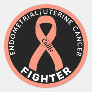 Adesivo Fita de Combate ao Endométrio/Cancer Uterino Preta