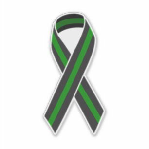 Adesivo Fita de linha verde fina