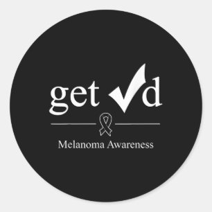 Adesivo Fita de Sensibilização a Preto Melanoma é Verifica