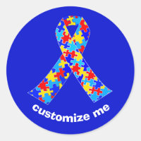 Fita de Sensibilização do Autismo Personalizado
