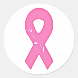 Adesivo Fita De Sensibilização Do Cancer Com Flor