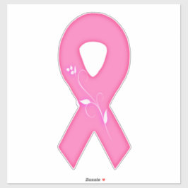 Adesivo Fita De Sensibilização Do Cancer Com Flor