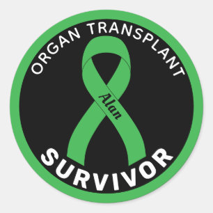 Adesivo Fita de Transplante de Órgão Preta