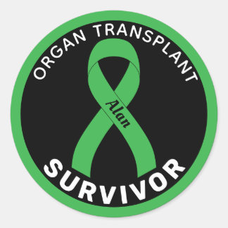 Adesivo Fita de Transplante de Órgão Preta