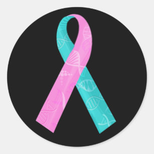 Adesivo Fita do ADN do rosa e da cerceta BRCA