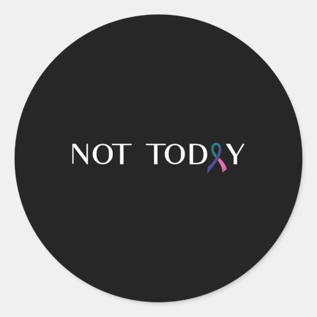 Adesivo Fita do Cancer de Luta contra a Tiroide (Frente)