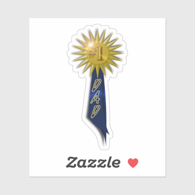 Adesivo Fita do Pai nº 1 (Folha)