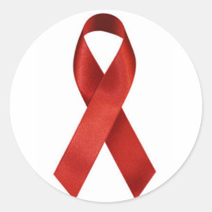 Adesivo Fita do vermelho de HIV/AIDS