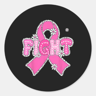 Adesivo Fita Floral Fita Rosa Fita Fighter Cancer Awa