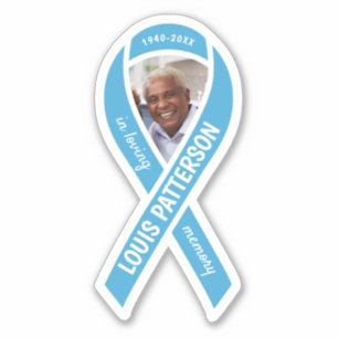 Adesivo Fita Fotográfica Memorial do Cancer da Próstata
