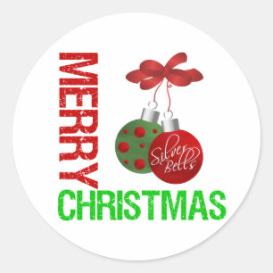Adesivo Fita Ornanment do bulbo do Feliz Natal