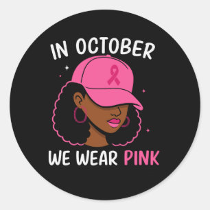 Adesivo Fita rosa-de-outubro com conhecimento de Cancer ma