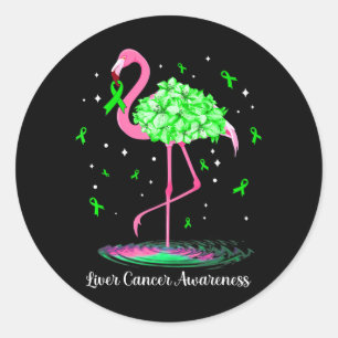 Adesivo Fita Verde Flamingo Para Sensibilização Do Câncer 