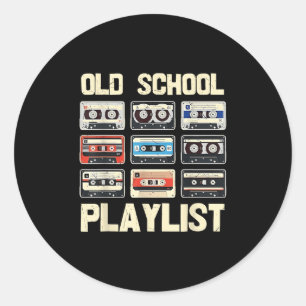 Adesivo Fita Vintage Cette Música Retrô Anos 80 90 Playlis