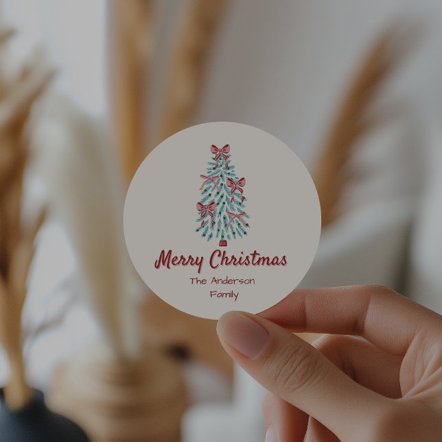 Adesivo Fitas de Mão Vermelha Retro Cor-de-Rosa Desenhadas (Criador carregado)