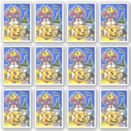 ADESIVO FITZ HALLOWEEN GATS TRICK OU TREAT