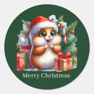 Adesivo Fixe de Natal Feliz, personalizável