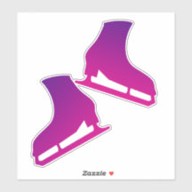 Fixo de skates de gelo, de patinagem, cor-de-rosa