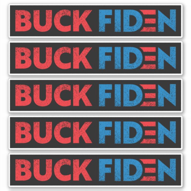 Adesivo FJB engraçado anti joe Biden pro Trump (Frente)