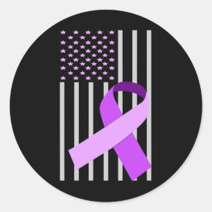 Adesivo Flag Alzheimerheimer Ribbon Heimer Heimer Awarene