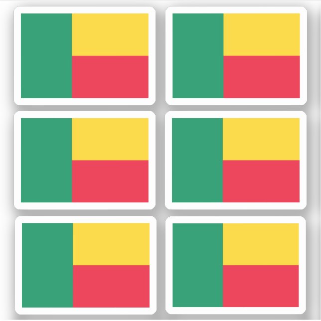 Adesivo Flag of Benin - a collection Stickers (Frente)