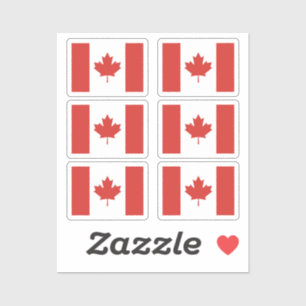 Adesivo Flag of Canada Collection pack de 6