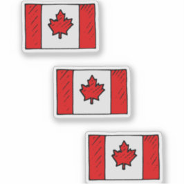 Adesivo Flag of Canada Pack