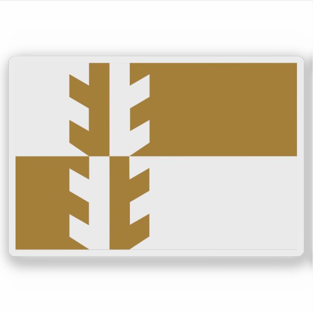 Adesivo Flag of Damaraland, the Republic of South Africa (Frente)