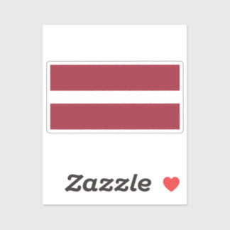 Adesivo Flag of Latvia custom-cut 