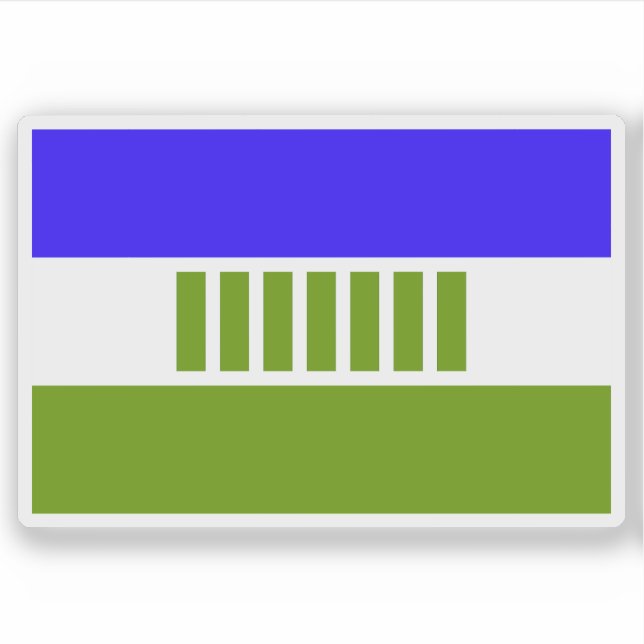 Adesivo Flag of Ovamboland, the Republic of South Africa (Frente)