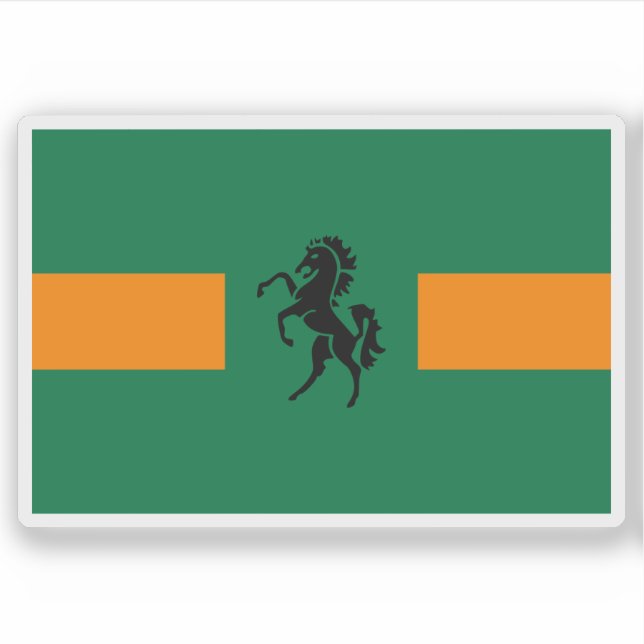 Adesivo Flag of QwaQwa, the Republic of South Africa (Frente)