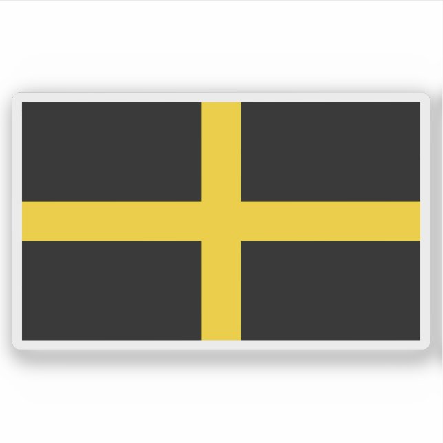 Adesivo Flag of Saint David, Wales (Frente)