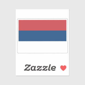 Adesivo Flag of Serbia custom-cut 