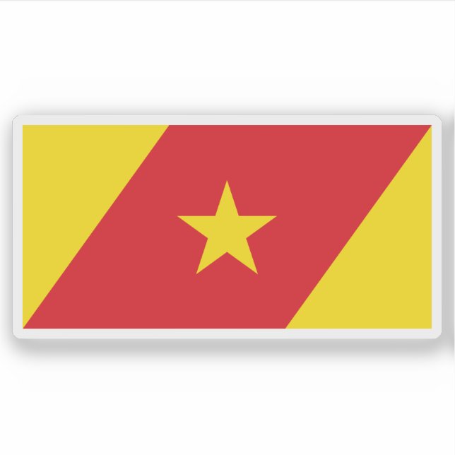 Adesivo Flag of the Amhara Region, Ethiopia (Frente)