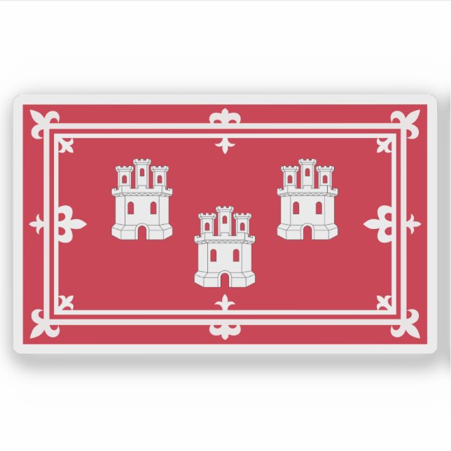 Adesivo Flag of the city of Aberdeen, Scotland (Frente)