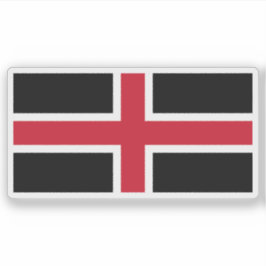 Adesivo Flag of the city of Durham, England